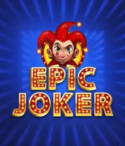 Enter the vibrant world of Epic Joker slot by Relax Gaming, highlighting a playful joker with a vivid hairstyle against a dazzling blue background. This image captures the fun and excitement of classic slots, ideal for those who love traditional gameplay, providing a charming adventure.